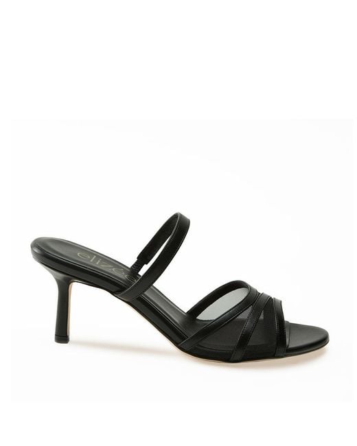 Elizee Black Crystal Sandal