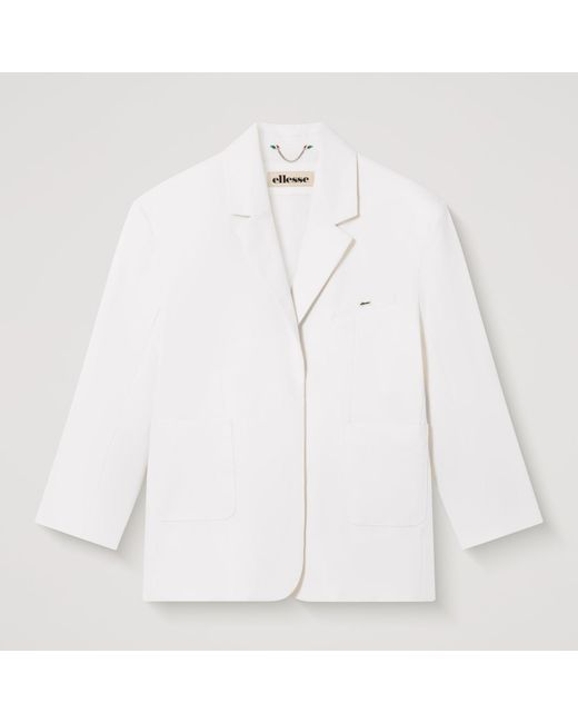 Ellesse White Tailored Blazer Off