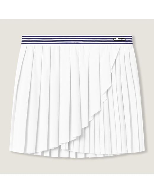 Ellesse White Court Pleat Tennis Skirt