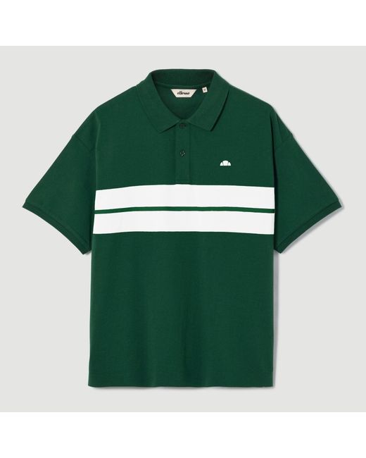 Ellesse Green Sbarri Polo Dark for men