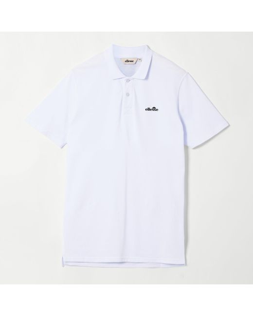 Ellesse White Senago Polo for men