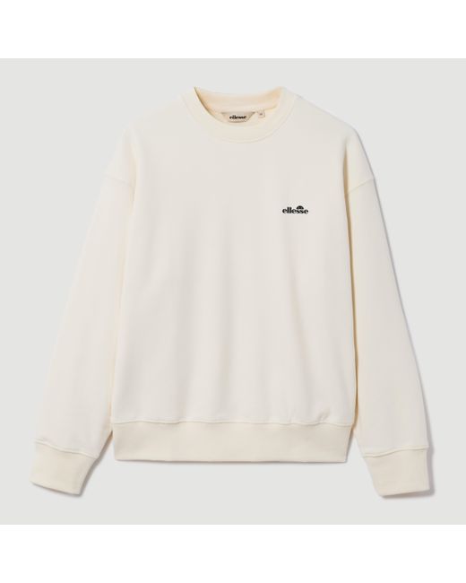 Ellesse White Corcolle Sweatshirt for men