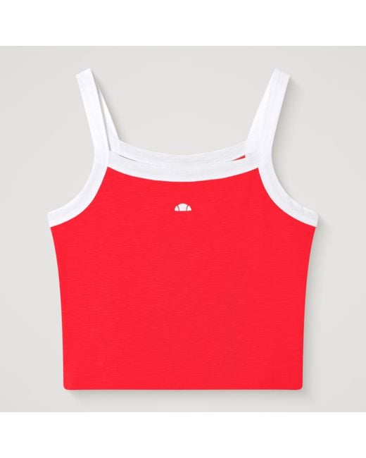 Ellesse Red Magliano Vest Top