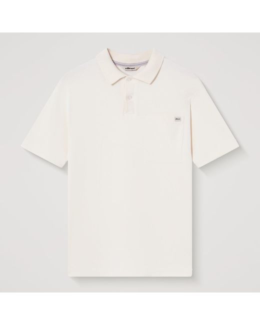 Ellesse White Arivito Polo Off for men
