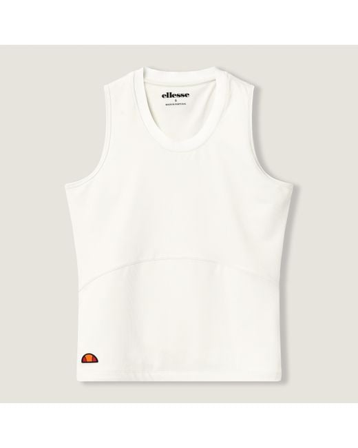 Ellesse White Court Tank