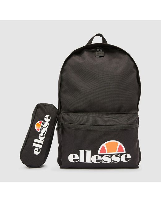 Ellesse Black Rolby Backpack
