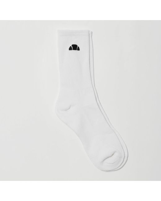 Ellesse White Alacre Socks 3 Pack