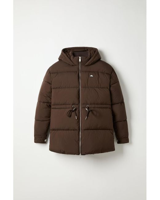 Ellesse Brown Verita Padded Jacket Dark