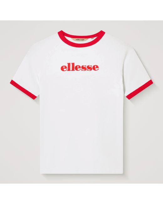 Ellesse White Albenga Tee