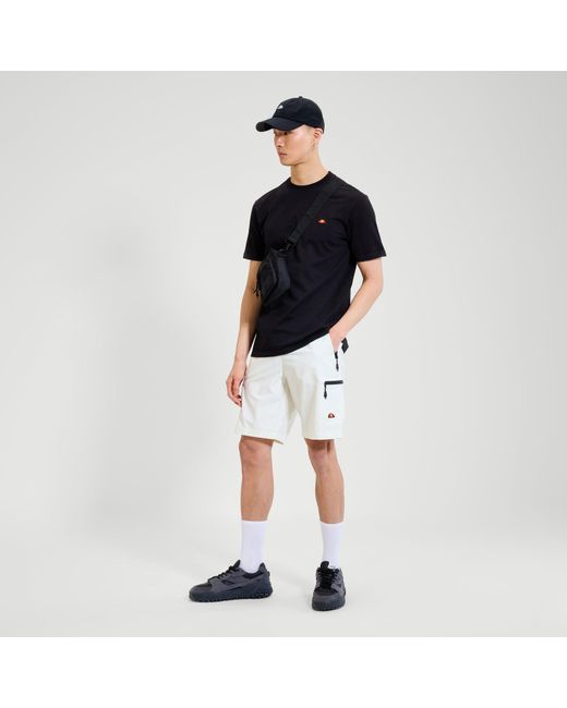 Ellesse Black Bullseye Cargo Short Off for men