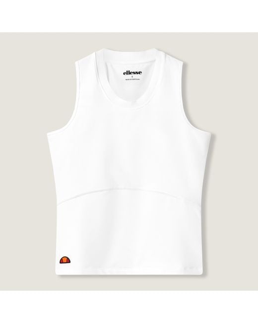 Ellesse White Court Tank