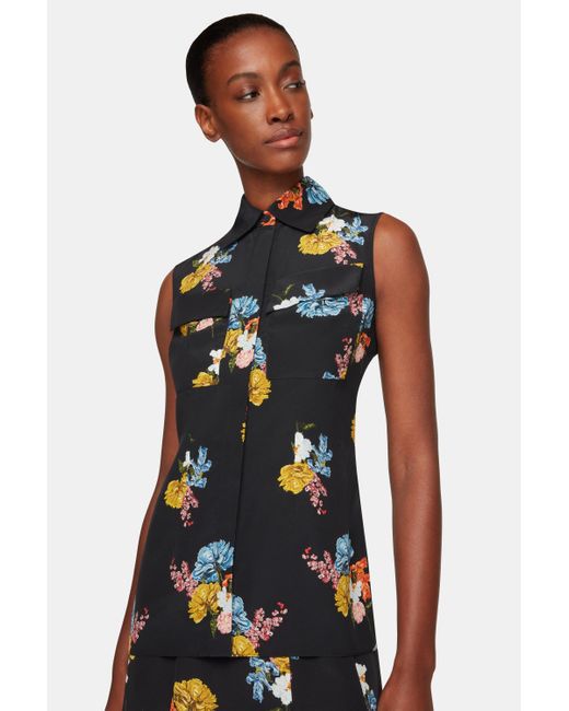 Emilia Wickstead Blue Navanne Top
