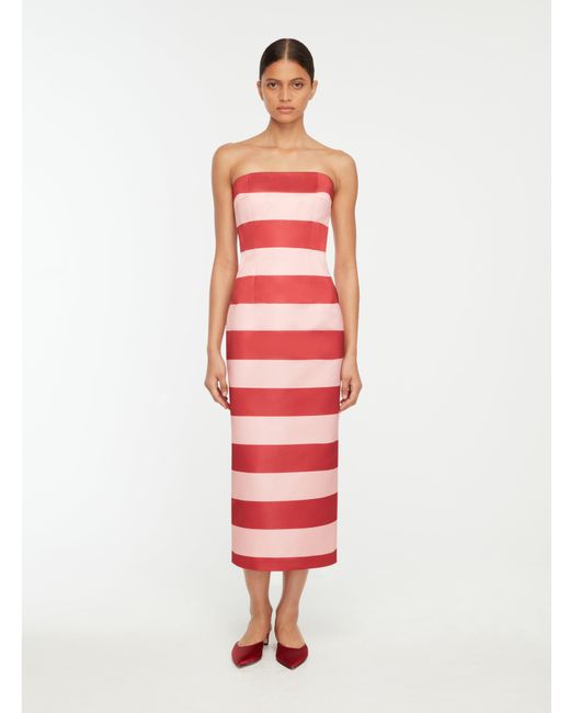 Emilia Wickstead Red Leila Dress