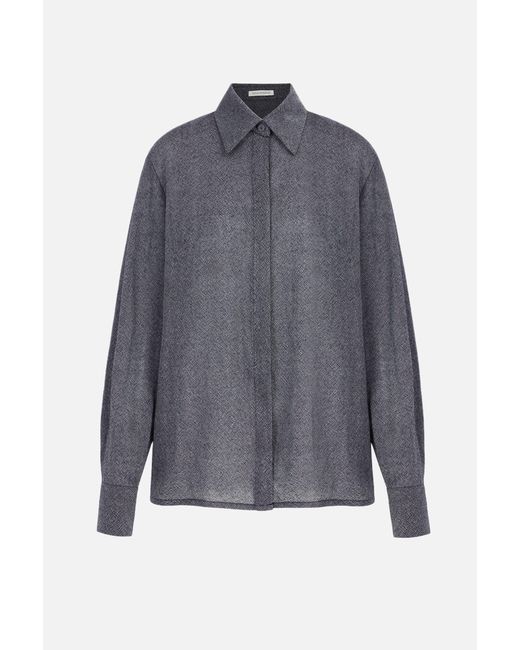 Emilia Wickstead Blue Bergman Top