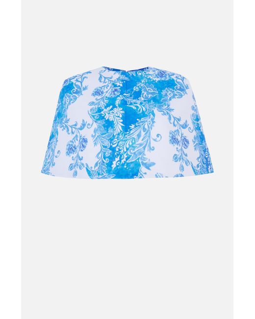 Emilia Wickstead Blue Virginie Cape