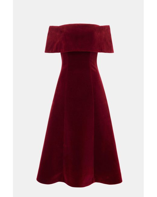 Emilia Wickstead Red Carita Dress