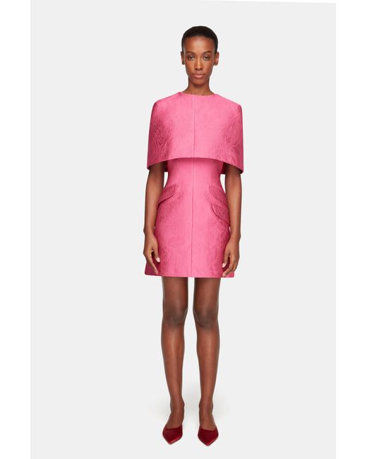 Emilia Wickstead Pink Virginie Cape