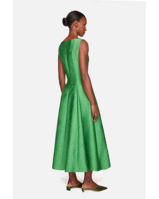 Emilia Wickstead Green Octavie Dress