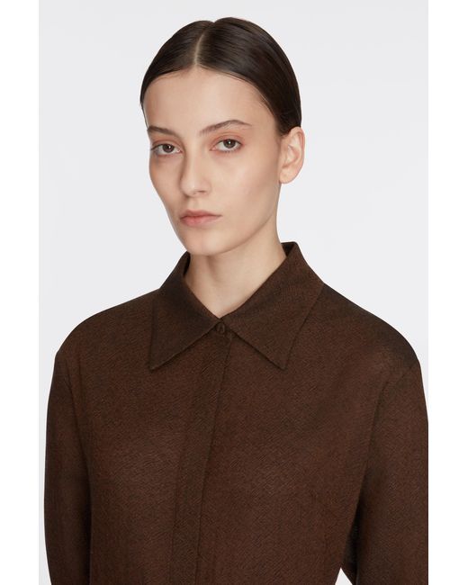 Emilia Wickstead Brown Bergman Top