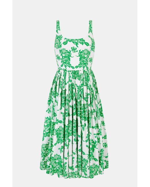 Emilia Wickstead Green Eglantine Dress