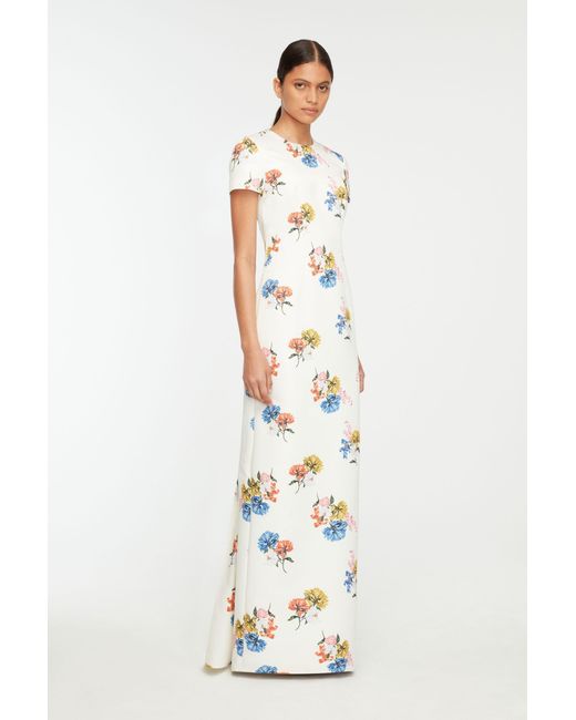Emilia Wickstead White Fosette Dress