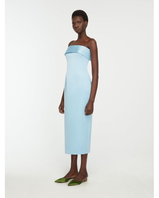 Emilia Wickstead Blue Keeley Dress