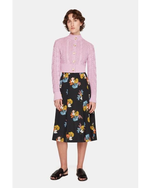 Emilia Wickstead Blue Kenzie Skirt