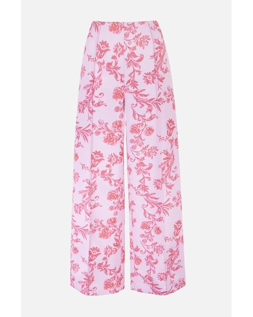 Emilia Wickstead Pink Daffy Trousers