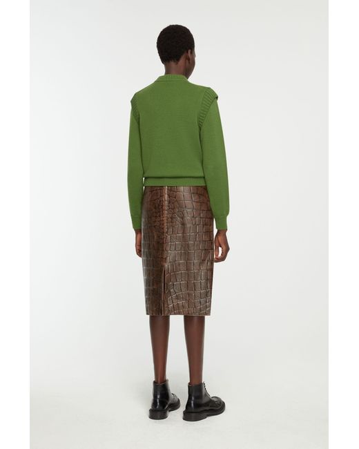 Emilia Wickstead Brown Loretta Skirt