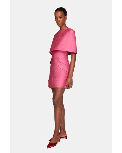 Emilia Wickstead Pink Virginie Cape