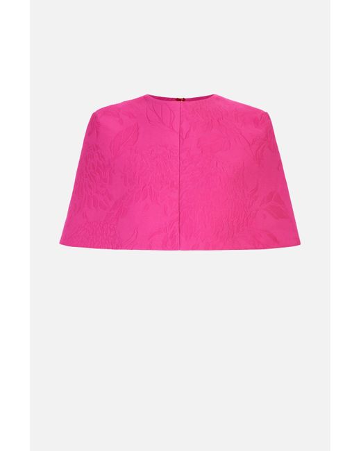 Emilia Wickstead Pink Virginie Cape