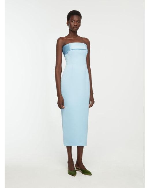 Emilia Wickstead Blue Keeley Dress