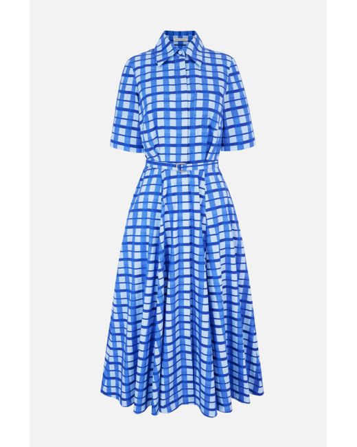 Emilia Wickstead Blue Rubie Dress