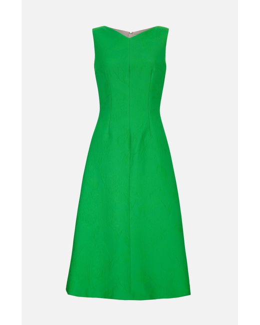 Emilia Wickstead Green Octavie Dress