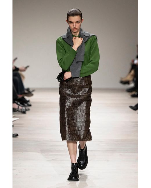 Emilia Wickstead Brown Loretta Skirt