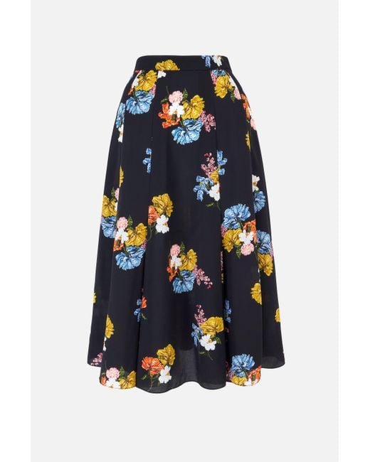 Emilia Wickstead Blue Kenzie Skirt