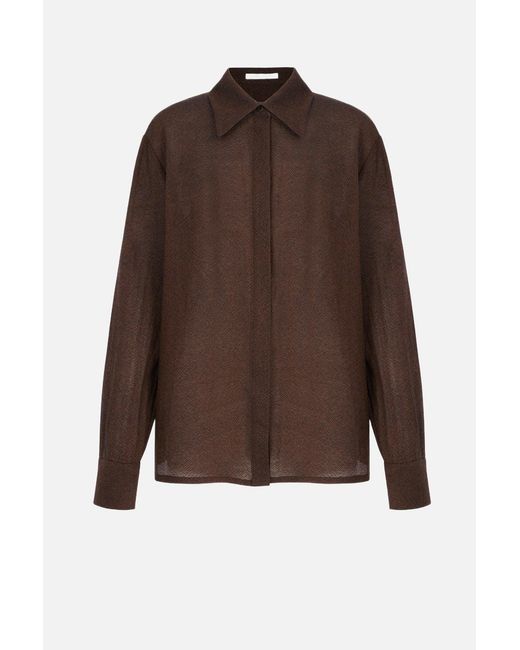 Emilia Wickstead Brown Bergman Top