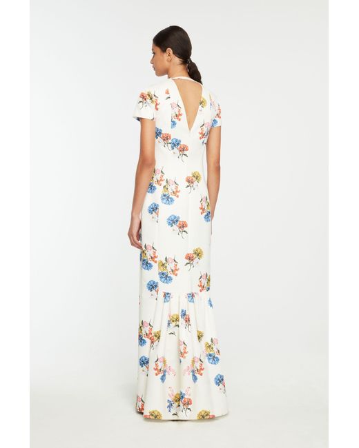 Emilia Wickstead White Fosette Dress