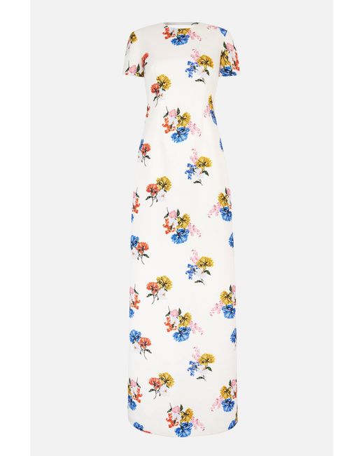 Emilia Wickstead White Fosette Dress