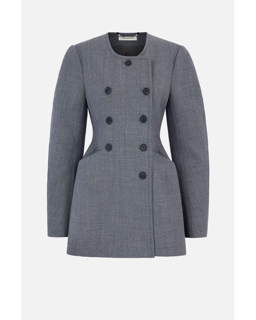 Emilia Wickstead Gray Dalva Jacket