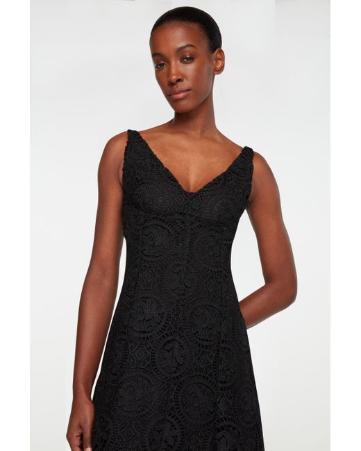 Emilia Wickstead Black Geneve Dress
