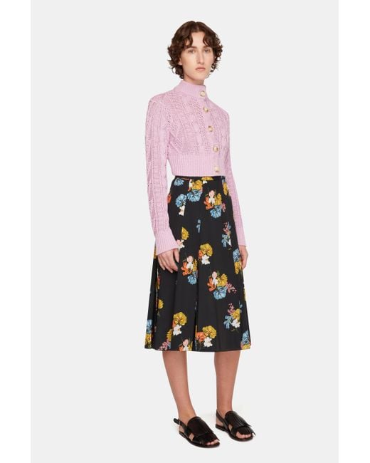 Emilia Wickstead Blue Kenzie Skirt