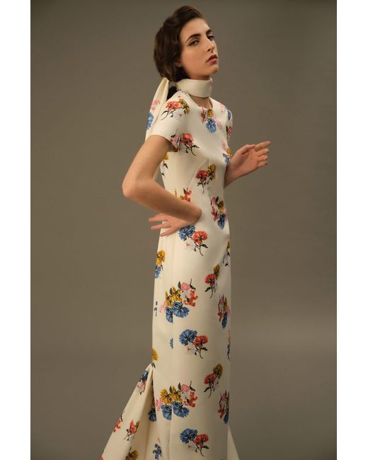 Emilia Wickstead White Fosette Dress