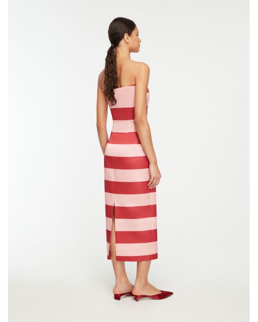 Emilia Wickstead Red Leila Dress