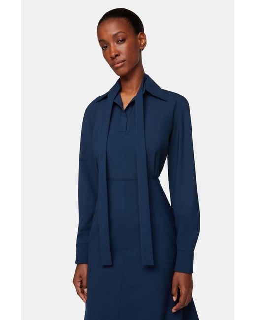 Emilia Wickstead Blue Izod Top