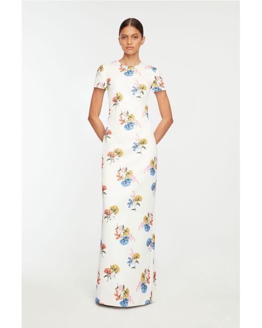 Emilia Wickstead White Fosette Dress