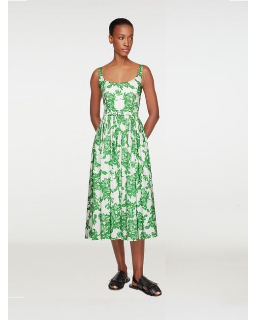 Emilia Wickstead Green Eglantine Dress