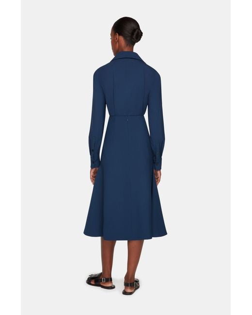 Emilia Wickstead Blue Izod Top
