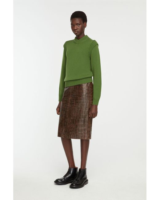 Emilia Wickstead Brown Loretta Skirt