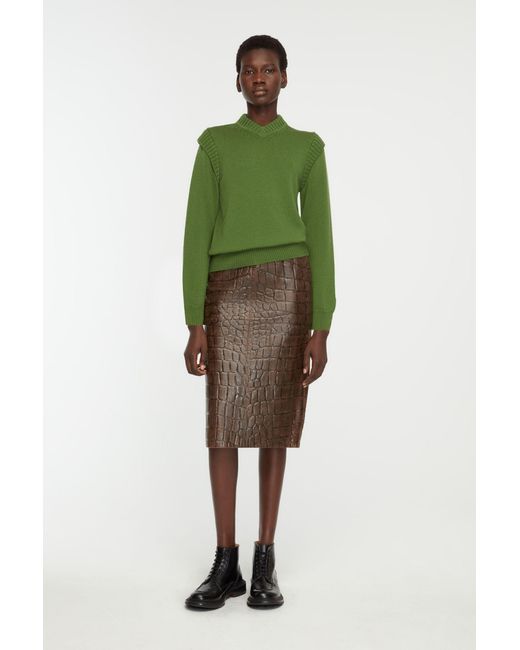 Emilia Wickstead Brown Loretta Skirt